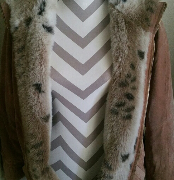 Genuine leather and faux fur Coat - Picture 2 of 8